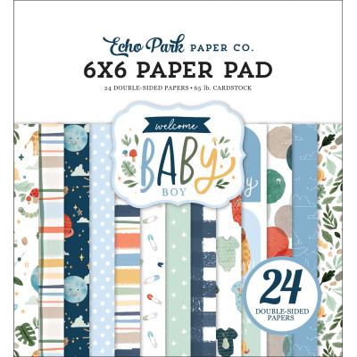 Echo Park Welcome Baby Boy Designpapier - Paper Pad